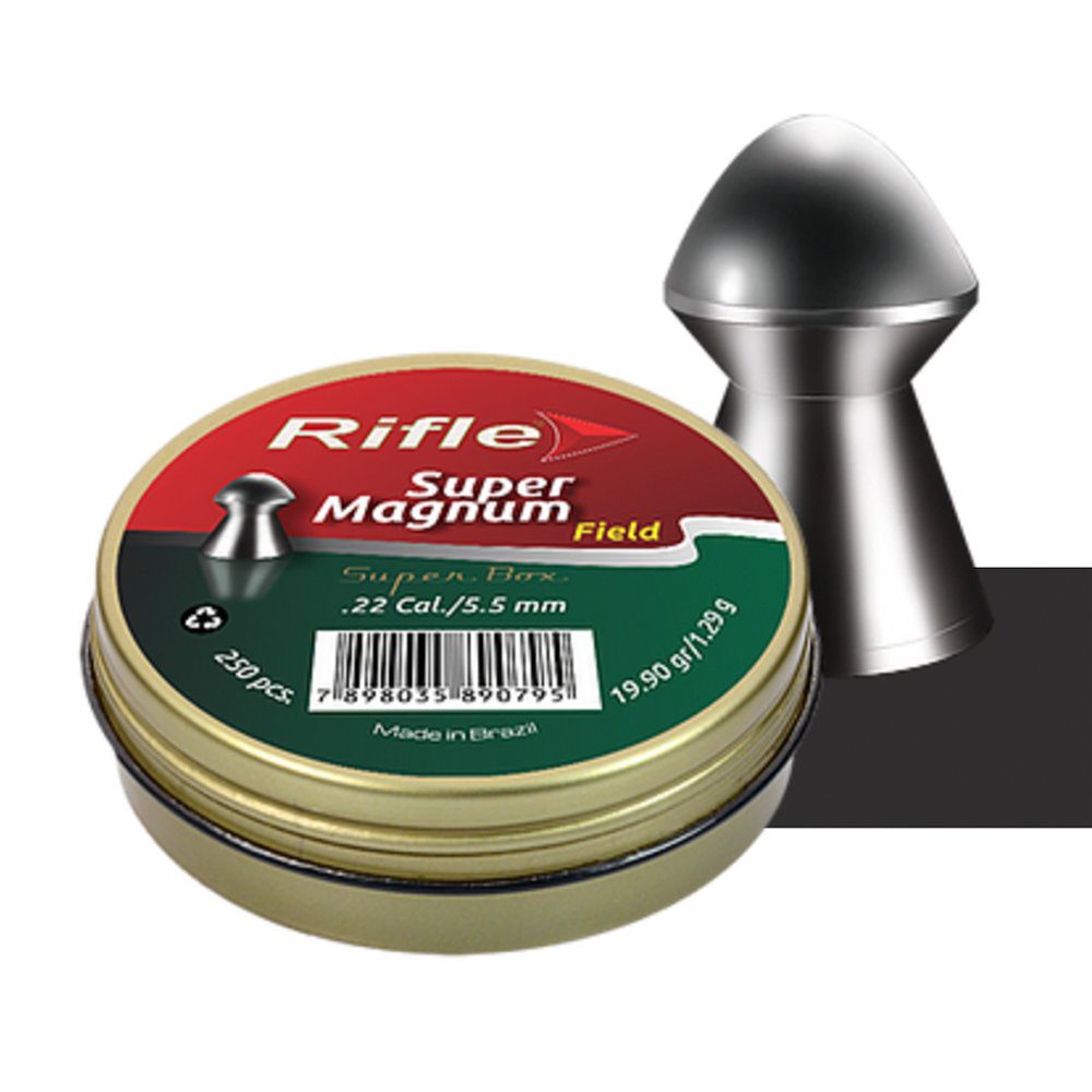Chumbinho Rifle Super Magnum Field 5,5mm - 125und - Casa Caça e Pesca ...