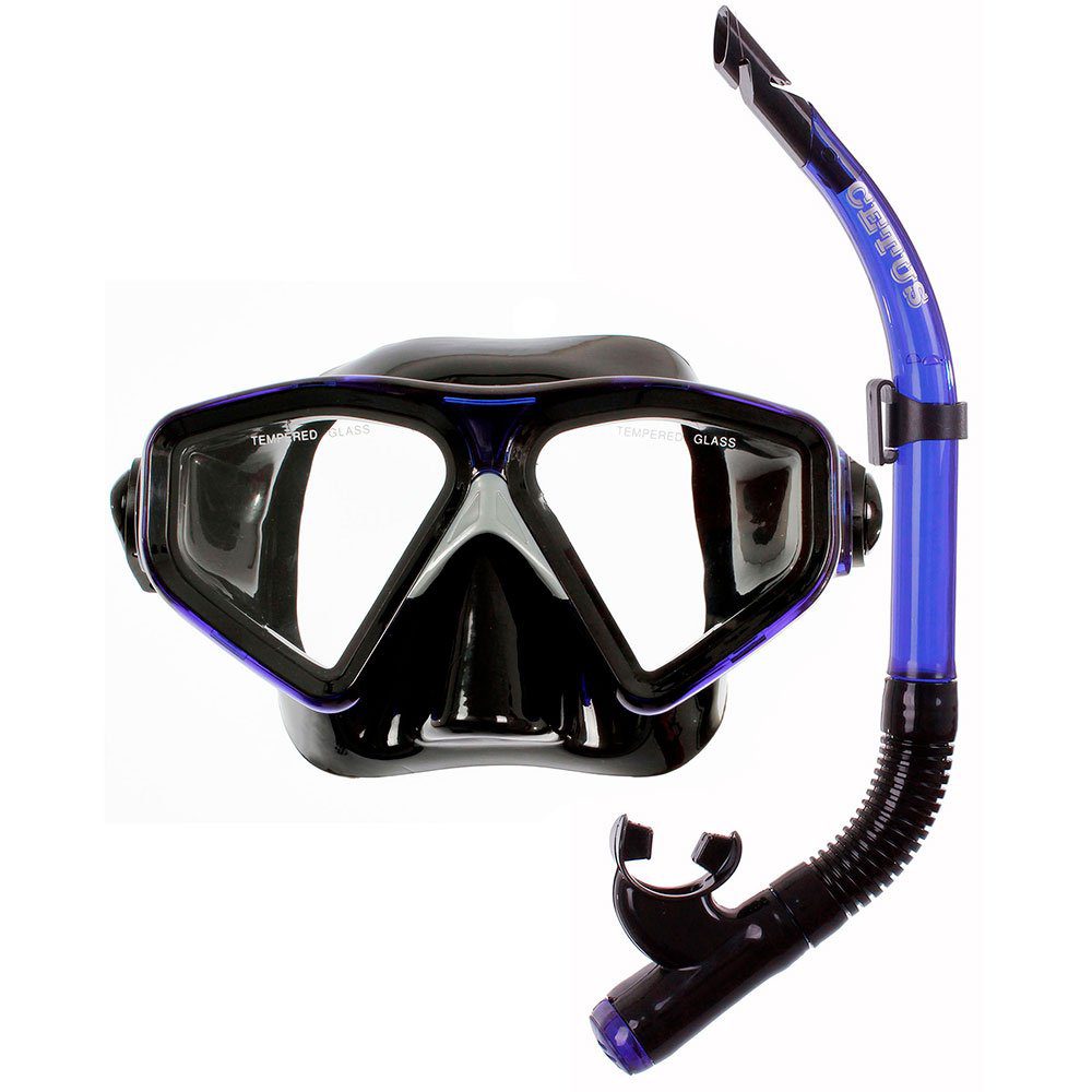 Kit de Mergulho Cetus New Parma – Máscara + Snorkel (Cor: Azul)