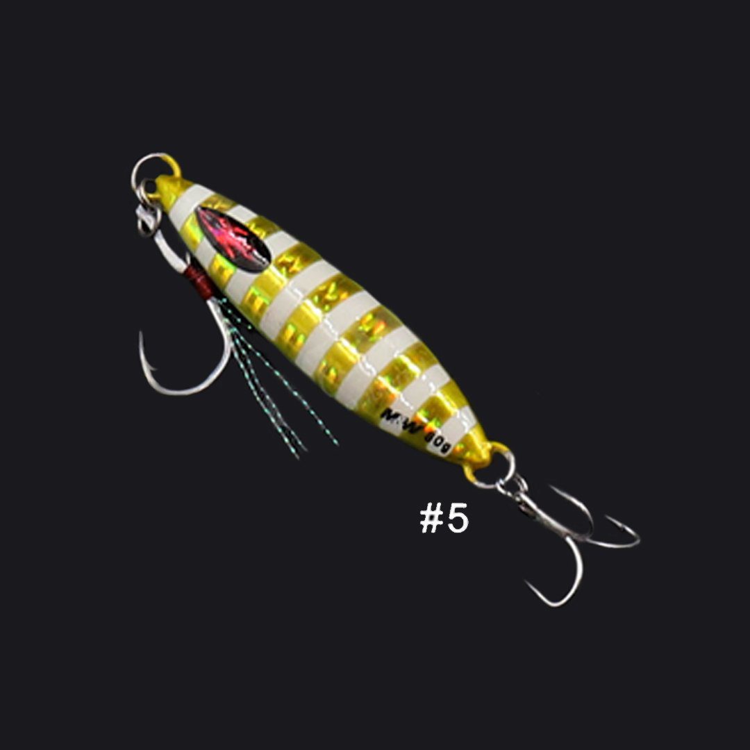 Isca Artificial JIG M&W Dragon 20g. Cor #5 dourado glow
