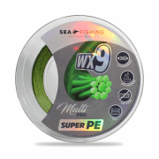 Linha Multifilamento WX9 MultiPro Super PE 500m. - PE6 (60lbs.) 0,37mm.