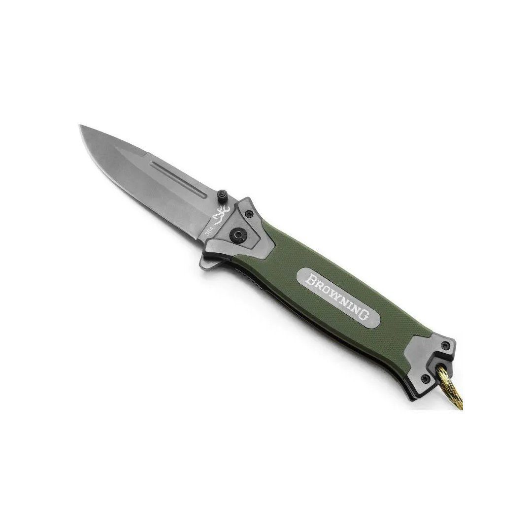 Canivete Tático Browning 364 Aço (verde)