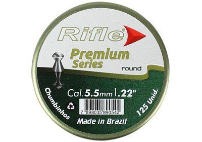 Chumbinho Rifle Round 5,5mm 125 Un