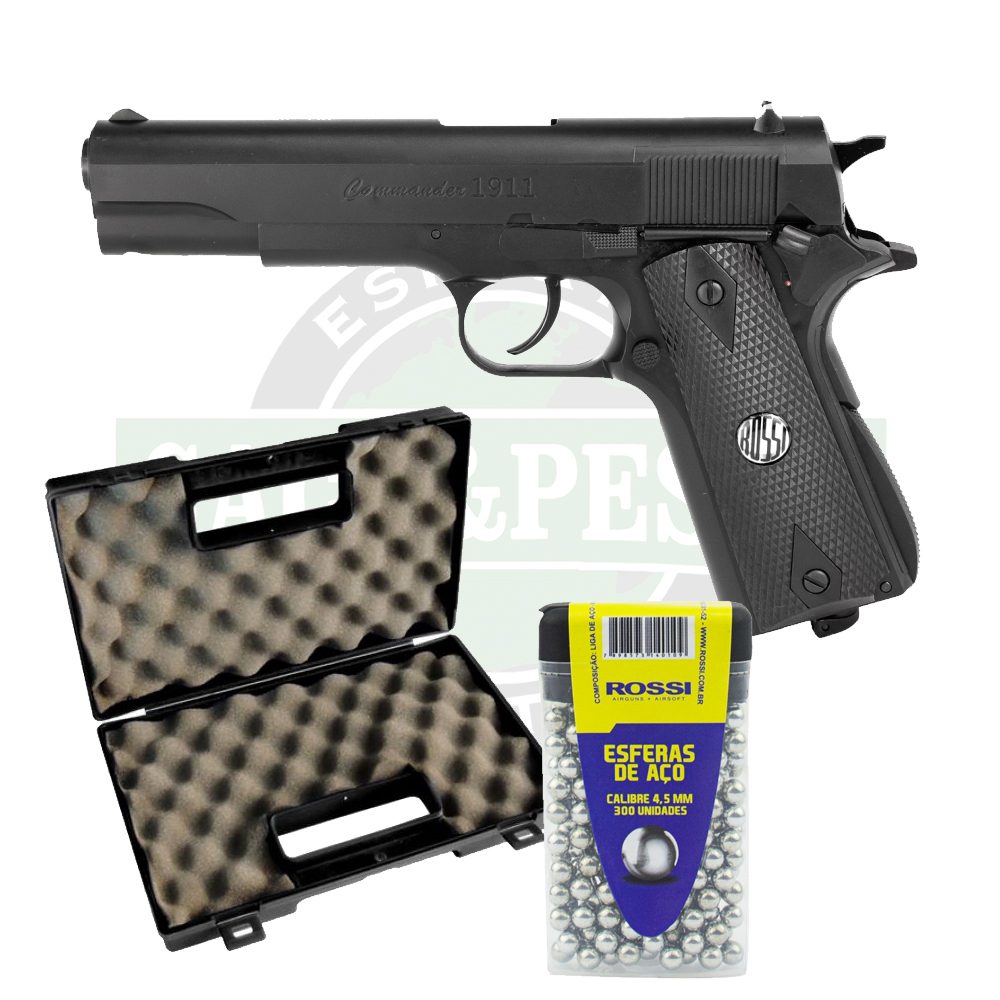 Pistola de Pressão Wingun W125B + maleta + munição