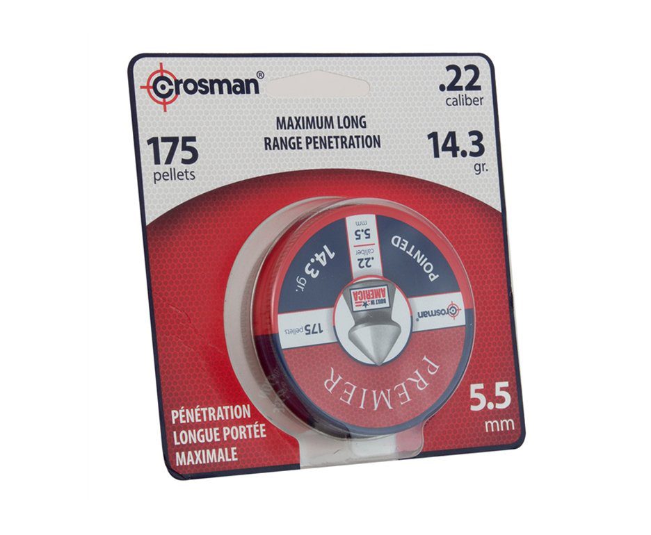 Chumbinho Crosman Hunting Pointer Premium 5,5mm. 175 unidades - Imagem 2