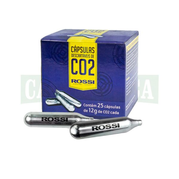Cápsula de CO2 12g. Rossi