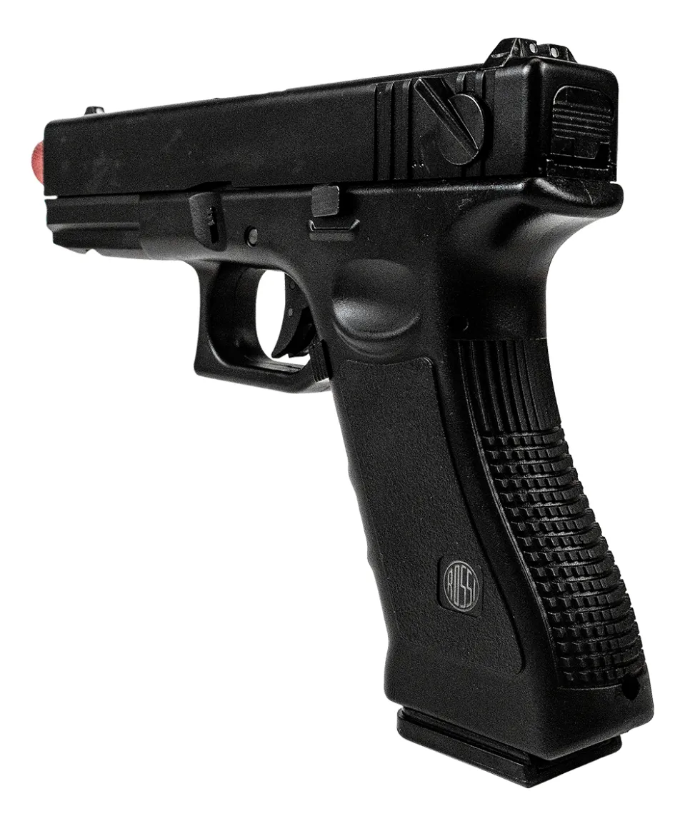 Pistola Airsoft V18 Blowback 6mm Green Gas Rossi 6mm - Imagem 2