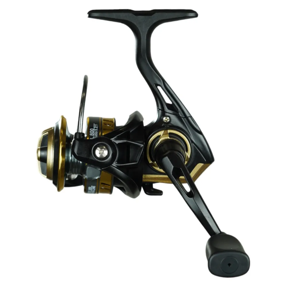 Combo Vara e Molinete Leaf Ultra Light Estrutura Telescópica 2,4m Pesca em Rios e Lagos Preto Pesca Brasil - Imagem 6