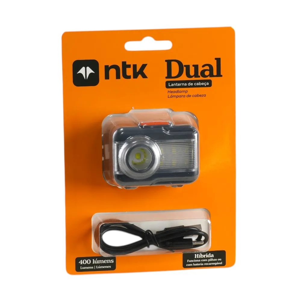 Lanterna de Cabeça Dual 400 Lumens - NTK - Imagem 4